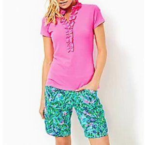 NWT UPF 50 Luxletic 9" Reid Short, size 2,
